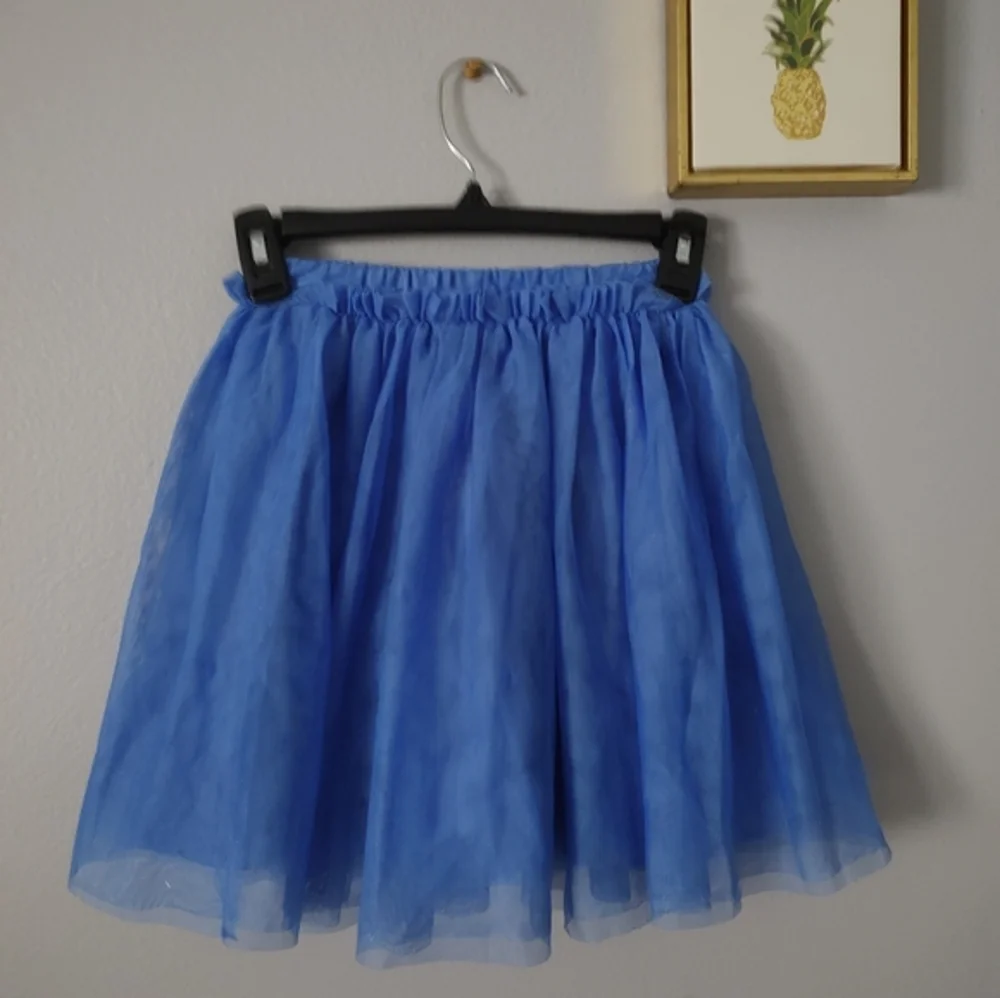 Skirt Girl The Children's Places Tutu  5/6  Blue Good Condition Elastic Waist